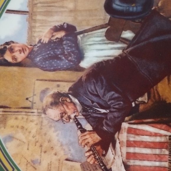 P2f- Knowles Norman Rockwell "The Musician's Magic" 1986 LE Collector's Plate - Picture 3 of 9